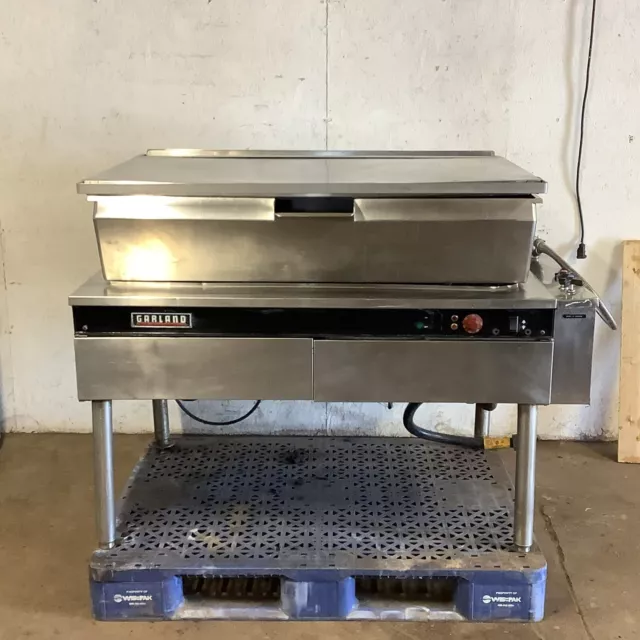 Skillet 40 gal. Auto Tilting Braising Skillet Garland F40G-L Nat. Gas TESTED