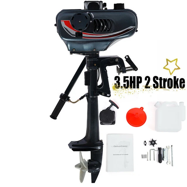 2Stroke 3.5HP Outboard Motor Heavy Duty Boat Engine Water Cooling System CDI Kit