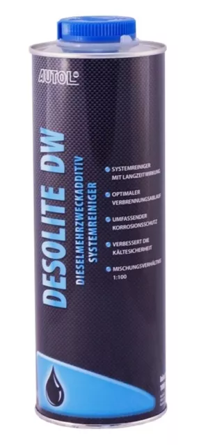 Autol Desolite DW 1L Diesel Kälteschutz Frostschutz Fließverbesserer Additiv