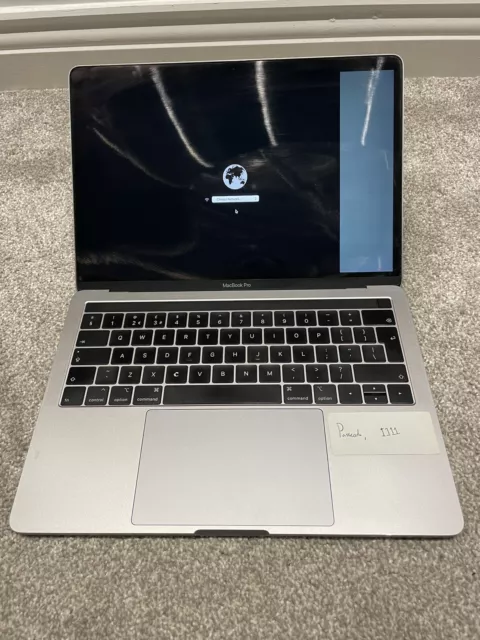Apple MacBook Pro modello a1989 emc3358 16 gb 13"" i7 INTEL IRIS PLUS 512 GB *DIFETTOSO*