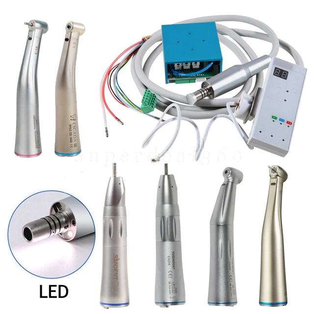 thumbnail image 2 of CICADA 1:5 LED Contra Angle Dental Handpiece – High Speed For Electric Motor – Precision & Bright LED 2 of 2