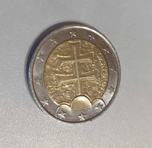 Moneta Rara 2 EURO SLOVENSKO 2015 | Moneta Rara da Collezione EUR 6,99 - PicClick IT