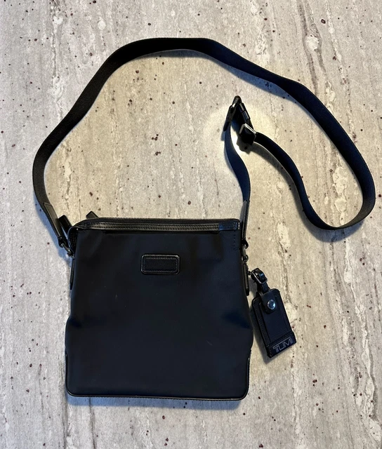 tumi unisex crossbody bag nylon