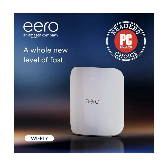 EERO MAX 7 Tri-Band Mesh Wi-Fi 7 Router - 10 Gbps Ethernet - White $540 ...