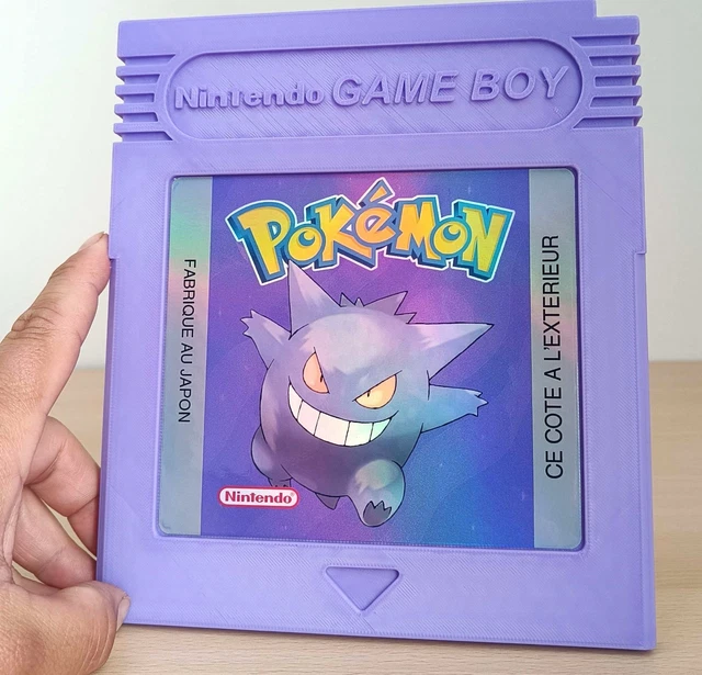 Cartouche Game Boy Géante - Pokémon Violet Éctoplasma (objet De Collection Nintendo)