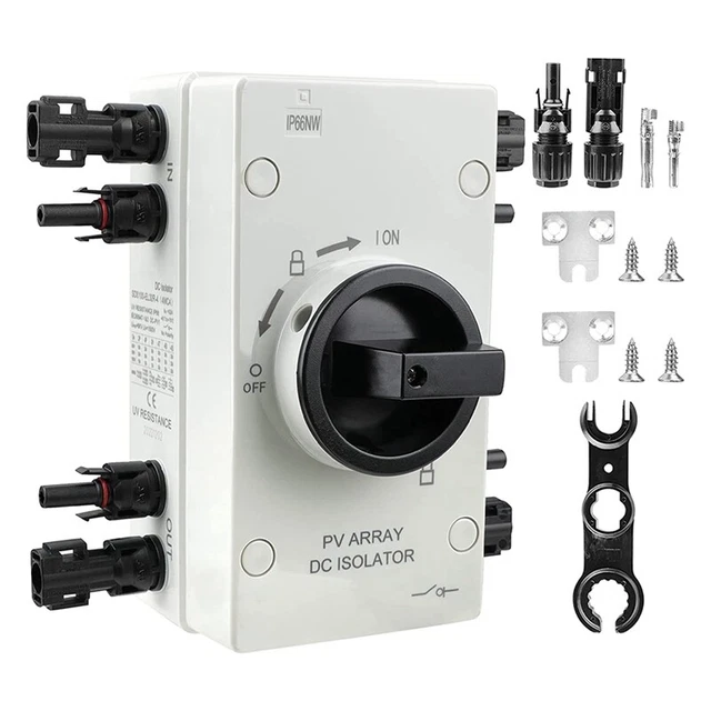 64A Solar Disconnector, IP66 Solar Combiner Box with Solar Panel Disconnector J9H1