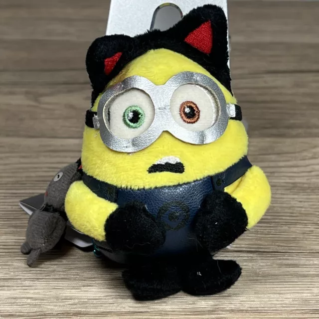 Minion Minion’s In The Dark Keychain USJ Halloween Cat Plush Charm Despicable Me