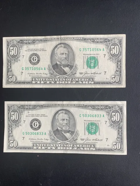 $50 bill - Vintage 1985 (circulated)