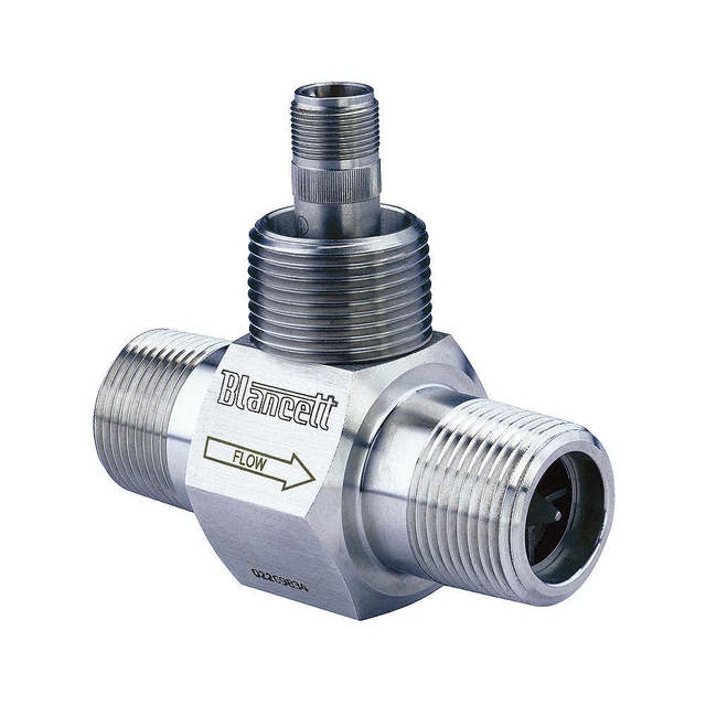 BLANCETT B110-500-1/2 Flowmeter,Turbine,7.5 GPM,1/2 In MNPT