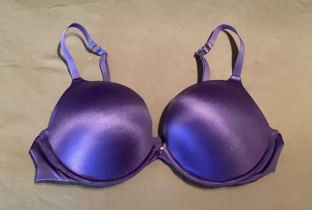 Frederick’s Of Hollywood Purple Underwire Padded Push Up Bra Size 40C