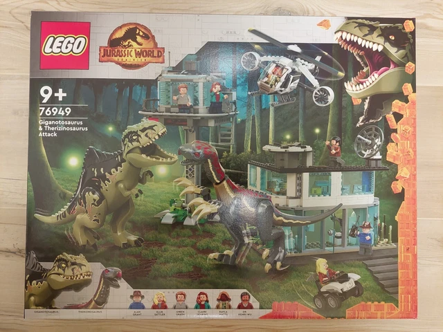 LEGO 76949 JURASSIC World Giganotosaurus & Therizinosaurus nuovo ...