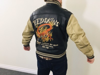 VINTAGE DRAGON TEDDY Leather Jacket 
