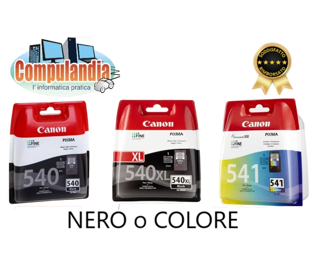 Canon PG-540, 540L, CL541, 541XL - Cartucce ORIGINALI