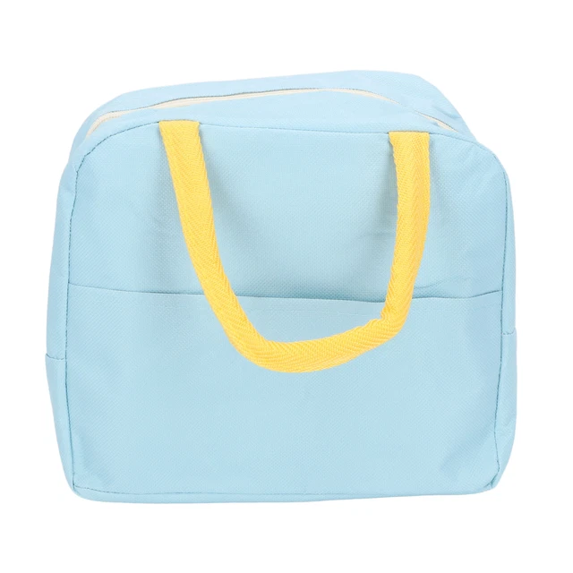 (blu)Graziosa Borsa Per Il Pranzo A Prova Di Olio Motivo Anatra Manico