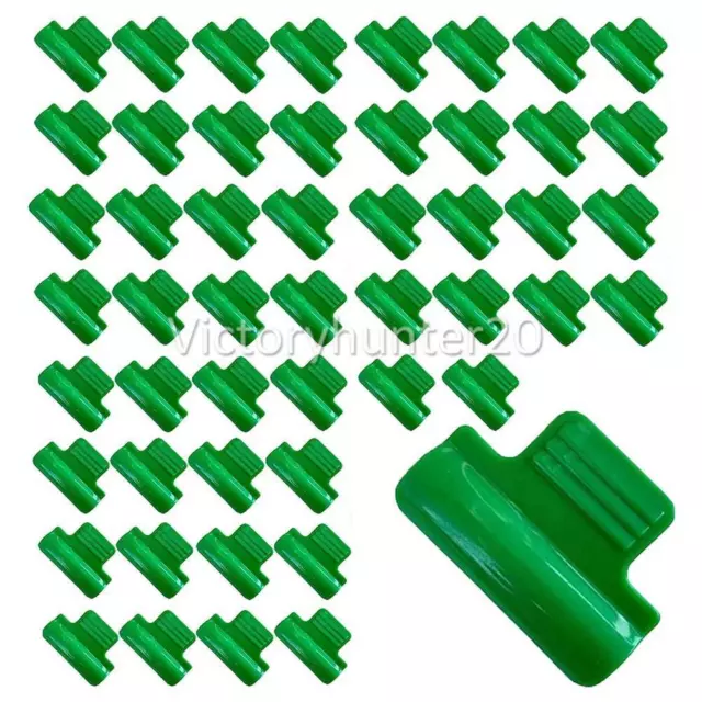 100PCS Greenhouse Clamps Plastic Cover Netting Tunnel Film Hoop Clips Garden NEW 2