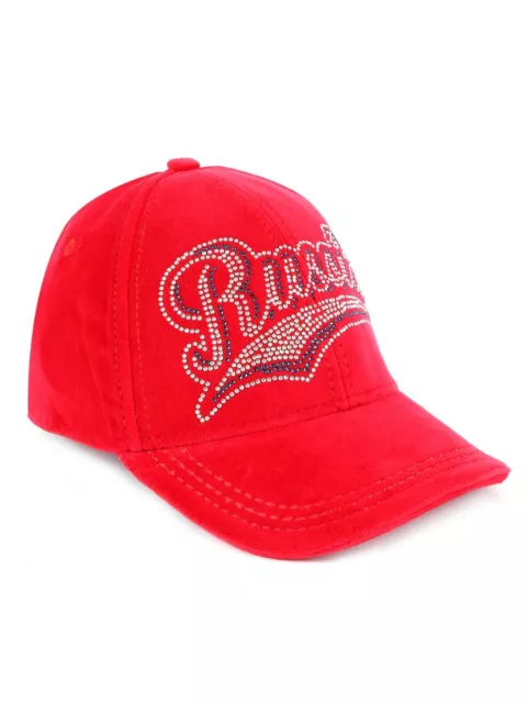 $50 BOSCO OLYMPIC TEAM RUSSIA Baseball CAP RUSSIAN Red BLING Rhinestones Hat 2