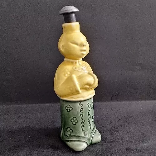 Vintage Oriental LAUNDRY SPRINKLE BOTTLE Dispenser SPRINKLE PLENTY Asian Man