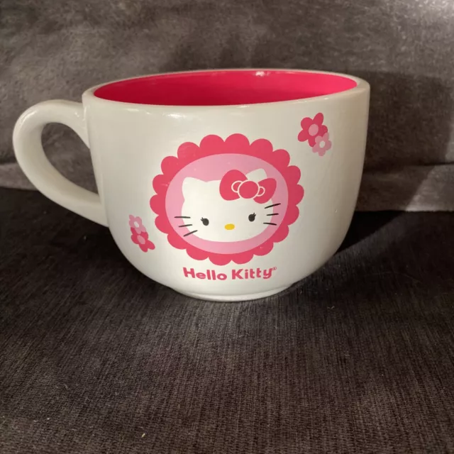 Hello Kitty By Sanrio Large Soup Mug Latte Cup FAB Starpoint 2012 Jumbo Mug