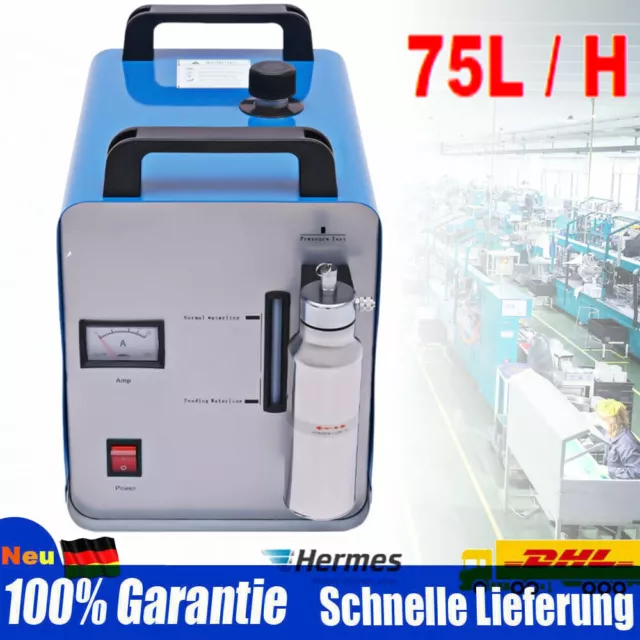 H160 75L/H Sauerstoff Wasserstoff HHO Gasflamme Generator Fackel Acryl Polierer