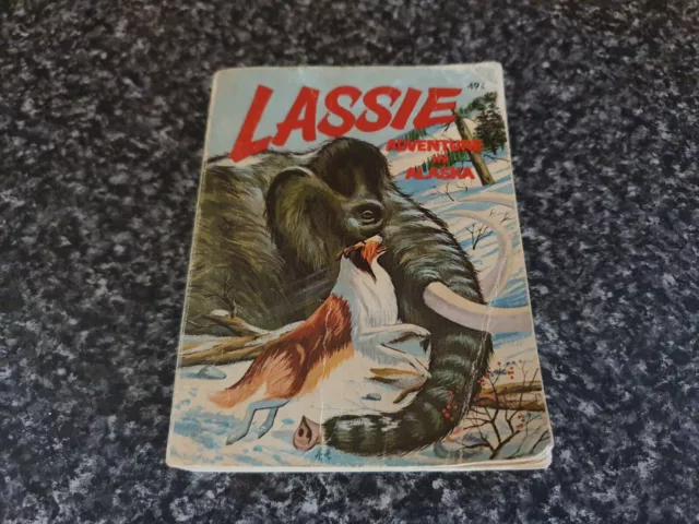 A Big Little Book LASSIE ADVENTURE IN ALASKA 1967 Whitman Vintage Mini Book