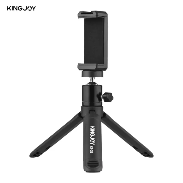 KINGJOY KT-26  Desktop Tripod Rotatable Ball Head with Extendable Cold J3I3