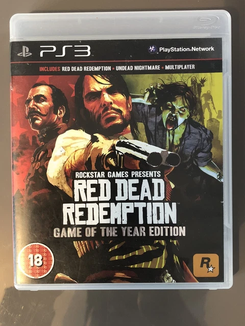 Red Dead Redemption Game Of The Year EDITION Ps3 With Manual & Map PAL