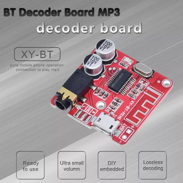 DIY BLUETOOTH 5.0 Audio Receiver Board Lossless Decoder Module Music 