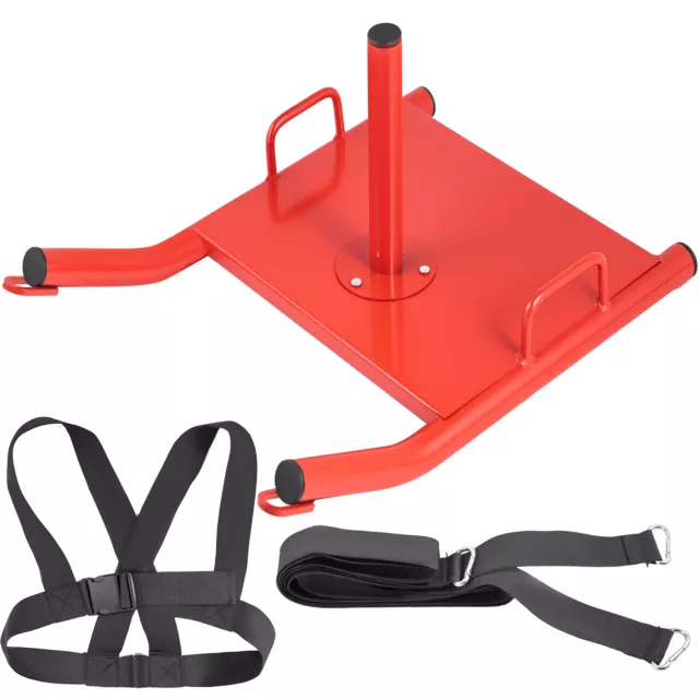 Double Sided Power Speed Sled Crossfit Running Weight Training Harness Exercise