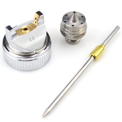 2.0mm Replace Nozzle Needle Cap Kit Fit For HVLP Paint Sprayer H-827 Manual e-