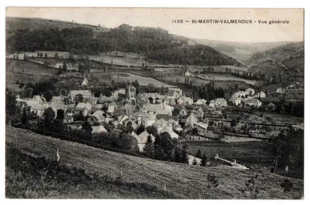 CPA 15 - SAINT-MARTIN-VALMEROUX (Cantal) - 1130. Vue générale