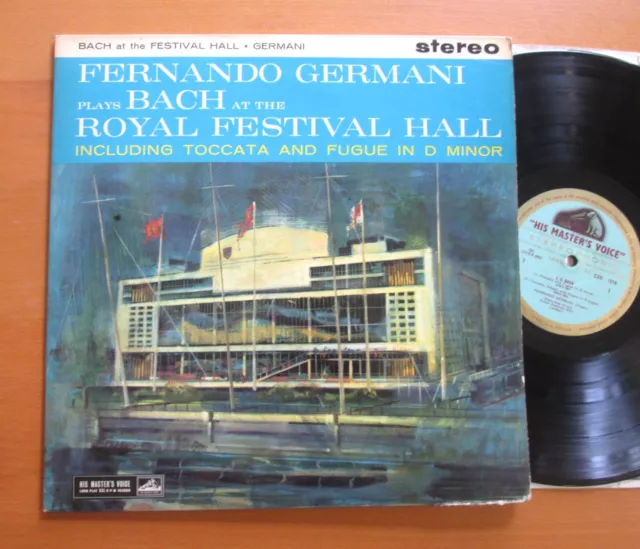 CSD 1318 ED1 Fernando Germani Plays Bach At The Royal Festival Hall HMV 1st G/G