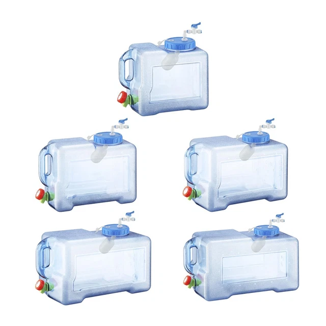 Brique D'eau WaterBrick 3.5 Gallons – Conteneur Eau Portable Camping, Bleu