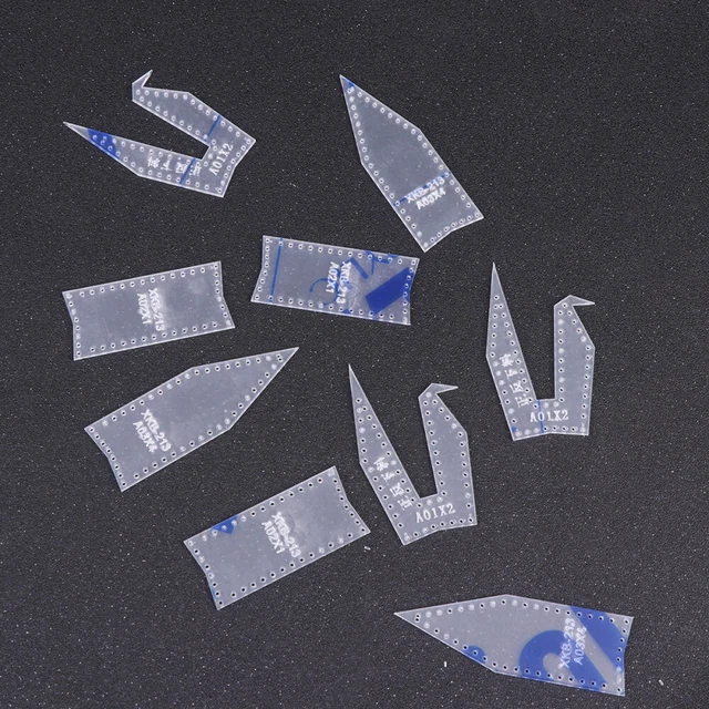 3 PCS Schlüsselhalter Musterschnittvorlage Geldbörse Schlüsselanhänger Zeichnung