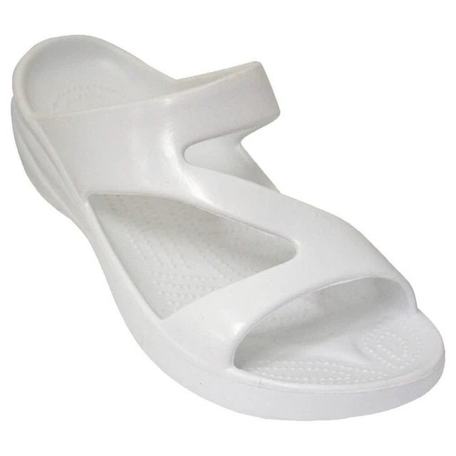 Dawgs Women's Z Sandals White Size 6 New Dawgs Women's Z Sandals White Size 6 New