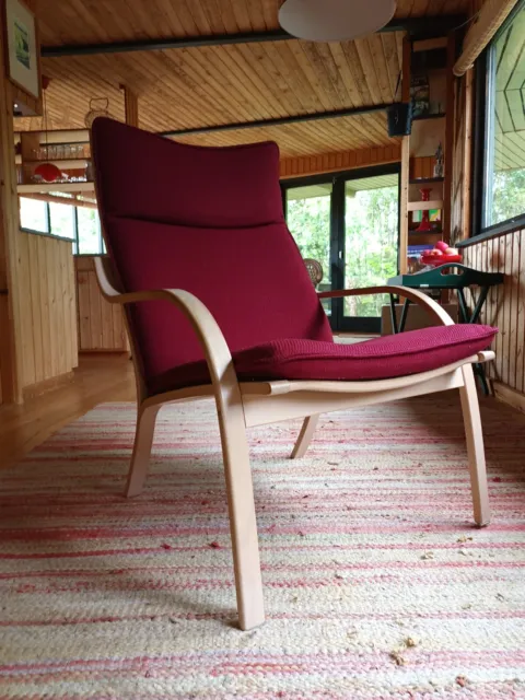 Chair Vintage 60er Relaxing Easy Westnofa Rykken Age Fabric Danish 34