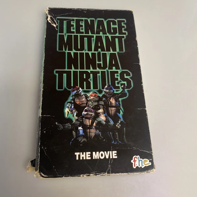 TEENAGE MUTANT NINJA Turtles The Movie (VHS, 1990) TMNT Vintage Retro