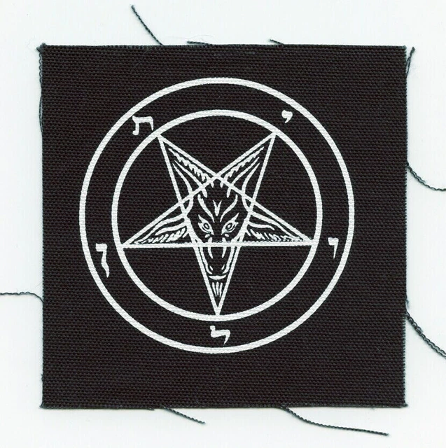 Esoteric Patch BAPHOMET SIGIL LEVIATHAN Esoteric Occult Wiccan Crowley Punk Goth ...