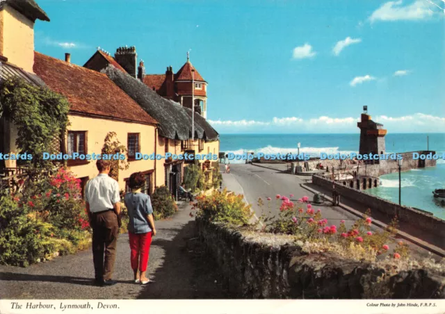 D059965 Devon. The Harbour. Lynmouth. John Hinde. 1975