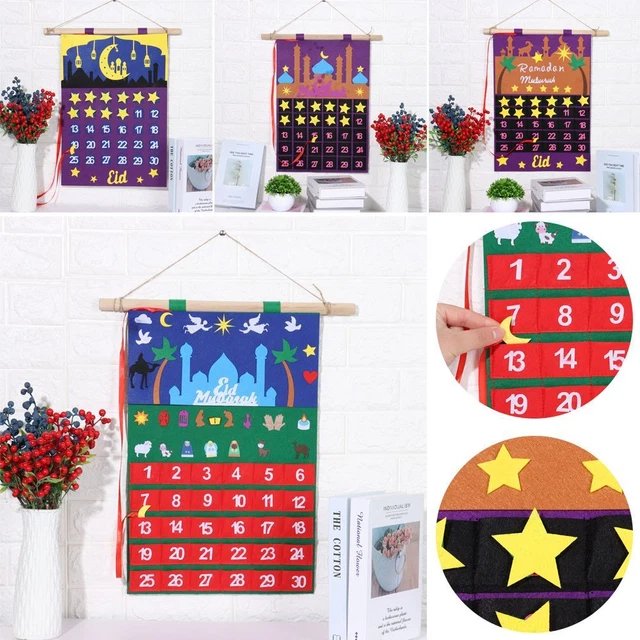 ISLAMIC MUSLIM COUNTDOWN Calendars Advent Calendar Eid Mubarak Ramadan