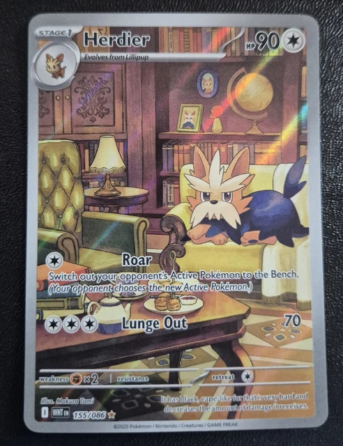 Ponchien 155/086 - Coffret 10 Cartes Pokémon Françaises - Gallery Secrète - Écarlate Et Violet 10.5 Flamme Blanche - My-booster