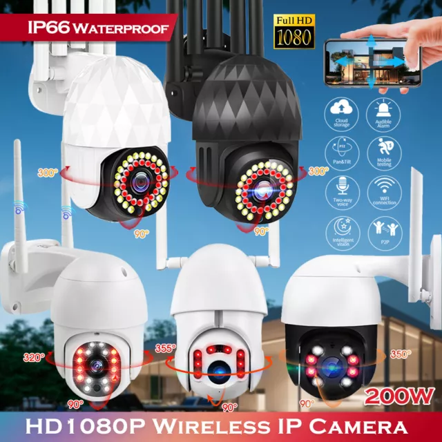 HD 1080P FUNK WLAN WIFI IP NETZWERK CAMERA AUßEN ÜBERWACHUNGSKAMERA Outdoor