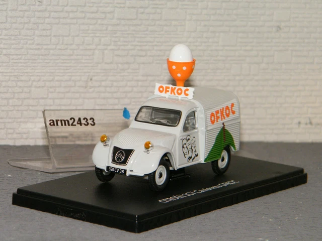 Destockage : Modèle Réduit Citroën 2CV SAV Tracteurs Par Eligor 1/43 - Réf 101117, Métal Et Plastique