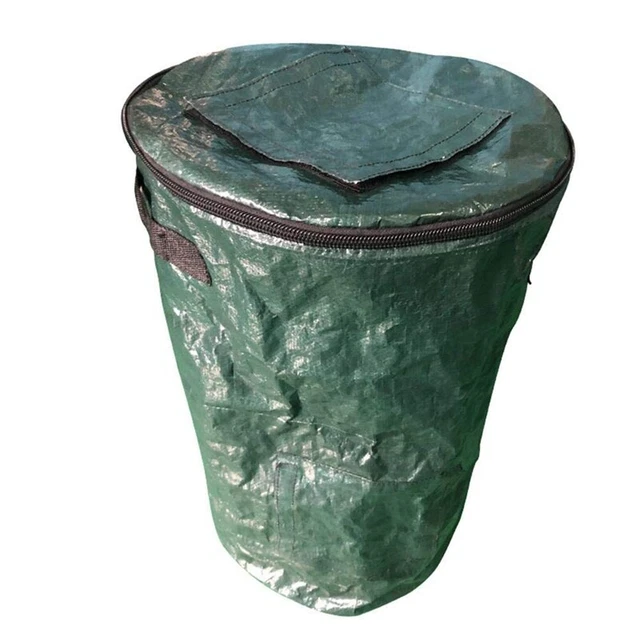 Cuchillos de compost plegables juntos, bolsa de residuos de yarda, reutilizable W8N3