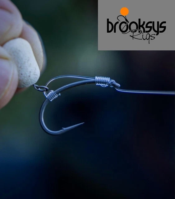 Korda Ronnie Rigs – 3 Pack Ready-Tied Carp Fishing Rigs With Teflon Hooks (6 Colours Available)