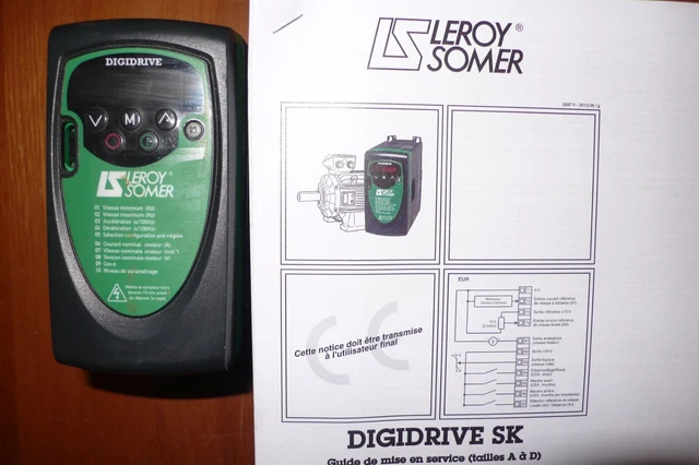 LEROY SOMER SKA1200025 220V/TRIPHASE 0.25kW FREQUENCY VARIABLE SPEED ...