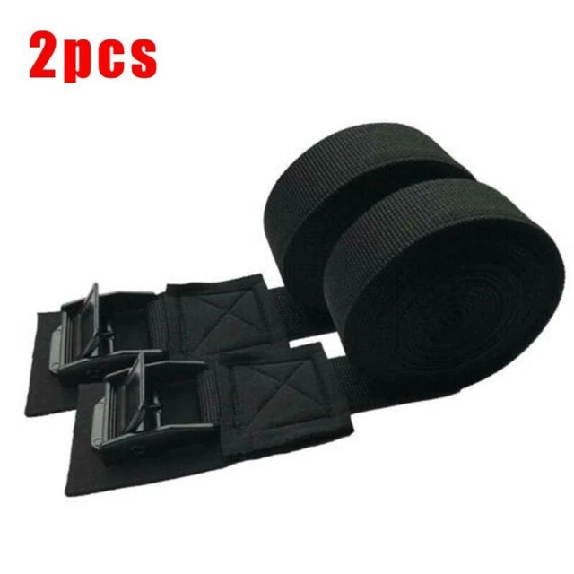 2x 250kg Befestigungsriemen Auto Dachträger Kajak Spanngurte Zurrgurte 300x2.5cm