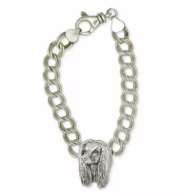 Afghan Hound Bracelet Jewelry Sterling Silver Handmade Dog Bracelet AF4-BR