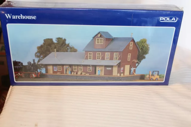 HO Scale, Pola, Freight Warehouse Kit #11557 BNOS Vintage Sealed