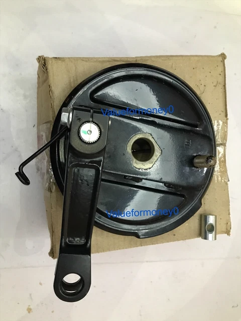 Royal Enfield piastra coperchio freno tamburo posteriore assy classic, parte n. 888638 ORIGINALE