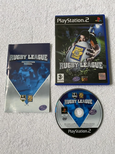 Rugby League, Rugby Super League for Sony PS2, PAL, Complete.